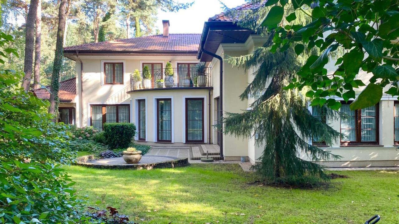 Luxury Villa Indoor Pool Warsaw Magdalenka Exterior foto